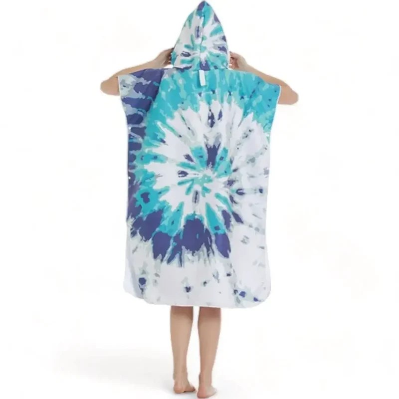 Poncho de bain adulte avec capuche