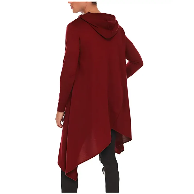 Poncho pour homme avec capuche