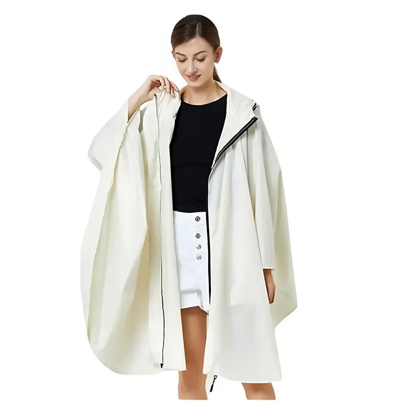 Poncho femme coupe vent