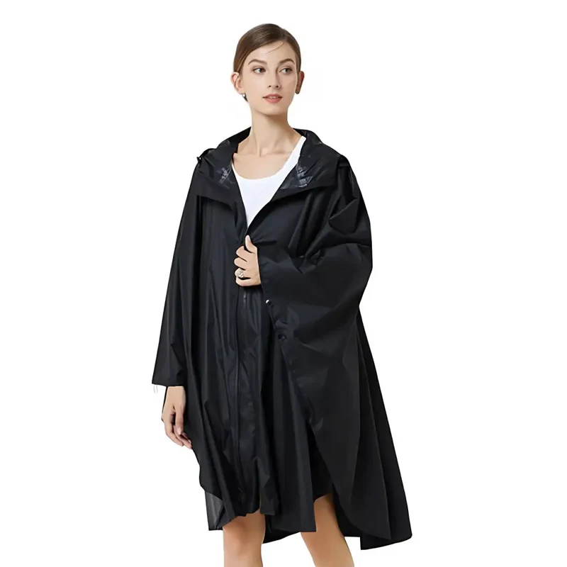 Poncho femme coupe vent