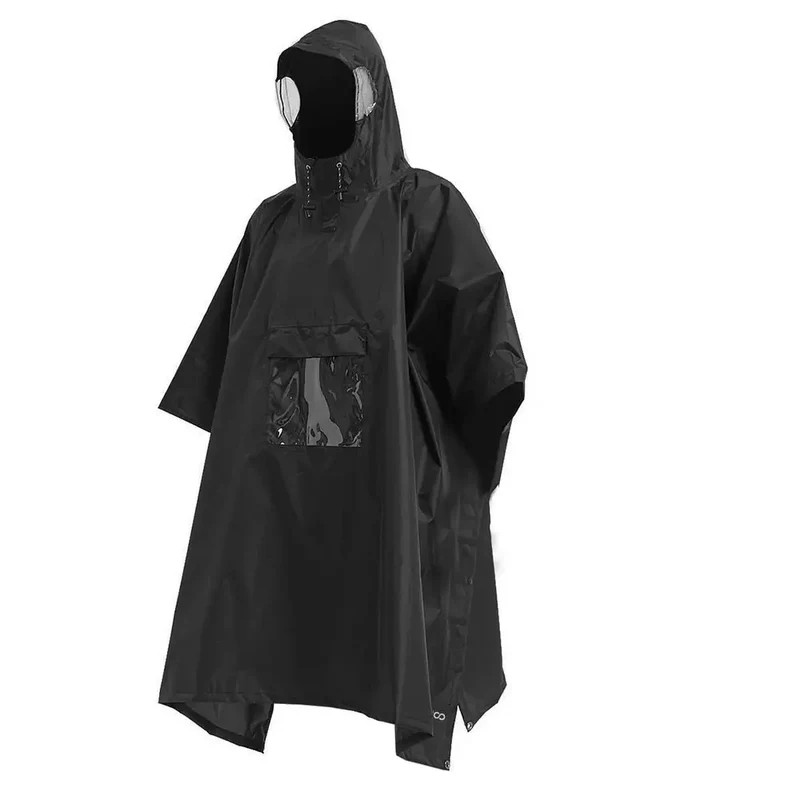 Poncho capuche pluie vélo