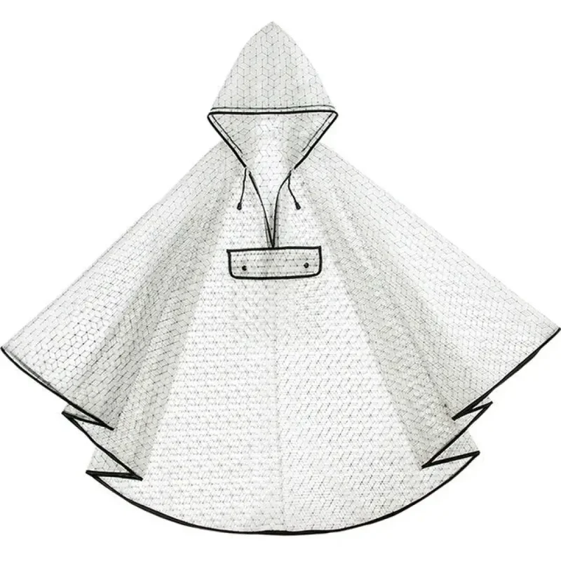 Poncho de pluie femme transparent