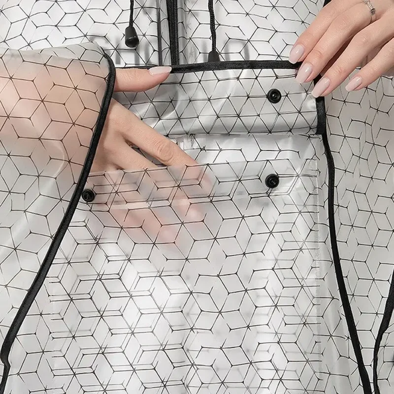 Poncho de pluie femme transparent