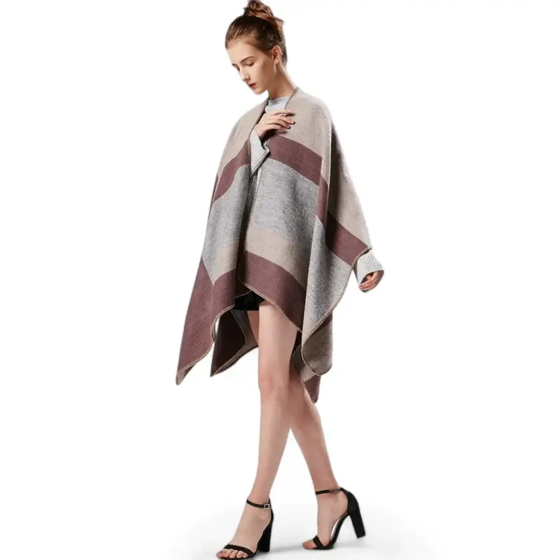 Poncho fantaisie femme