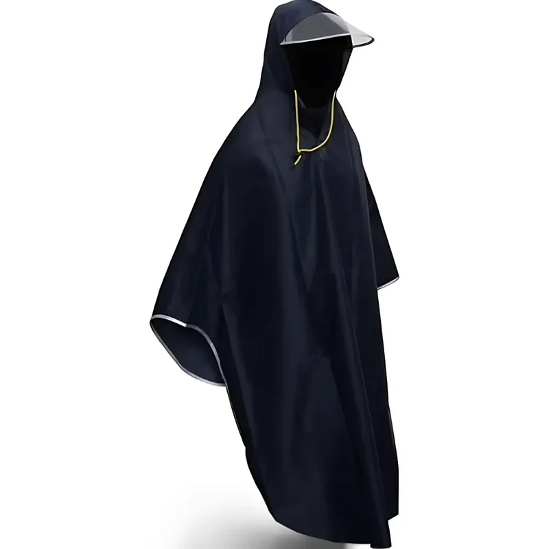 Poncho homme capuche coupe vent