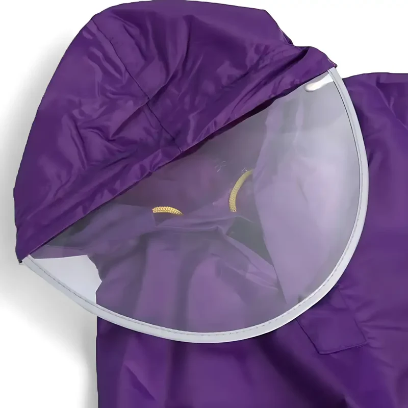 Poncho homme capuche coupe vent