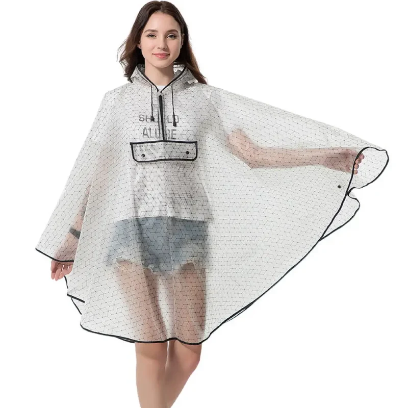 Poncho de pluie pour femme