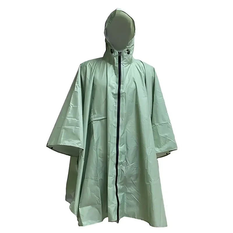 Poncho de pluie long femme
