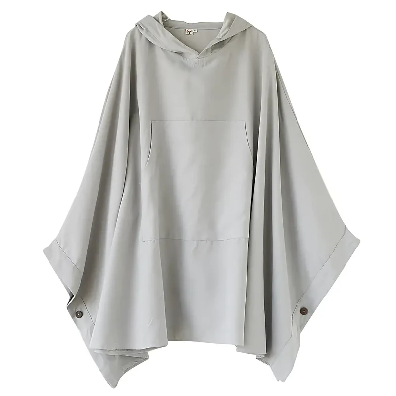 Poncho capuche