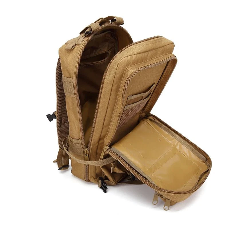 Sac à dos tactique d'expédition 20L-25L en nylon 1000D pour le bushcraft et la survie "Greencity - 3P Tactical"