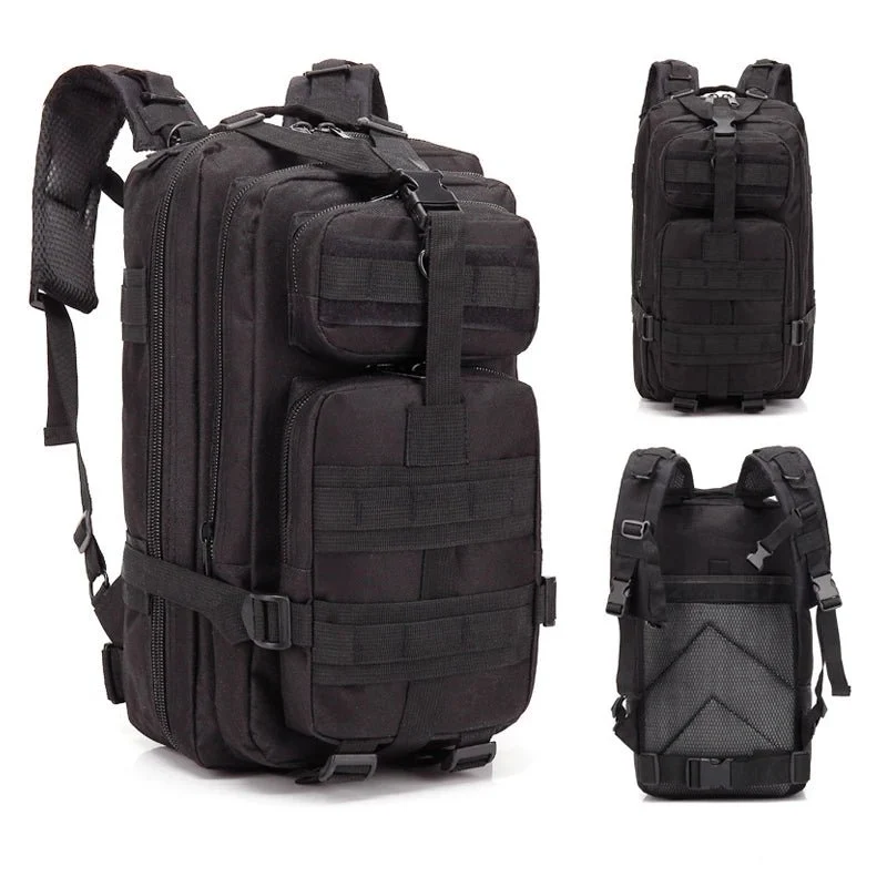 Sac à dos tactique d'expédition 20L-25L en nylon 1000D pour le bushcraft et la survie "Greencity - 3P Tactical"