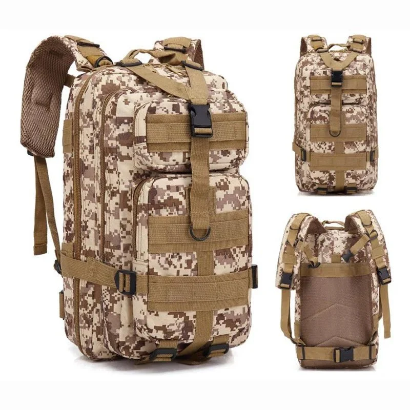 Sac à dos tactique d'expédition 20L-25L en nylon 1000D pour le bushcraft et la survie "Greencity - 3P Tactical"
