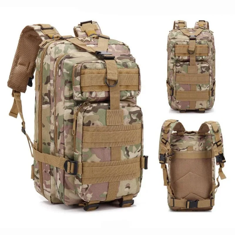Sac à dos tactique d'expédition 20L-25L en nylon 1000D pour le bushcraft et la survie "Greencity - 3P Tactical"