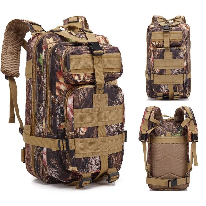 Sac à dos tactique d'expédition 20L-25L en nylon 1000D pour le bushcraft et la survie "Greencity - 3P Tactical"