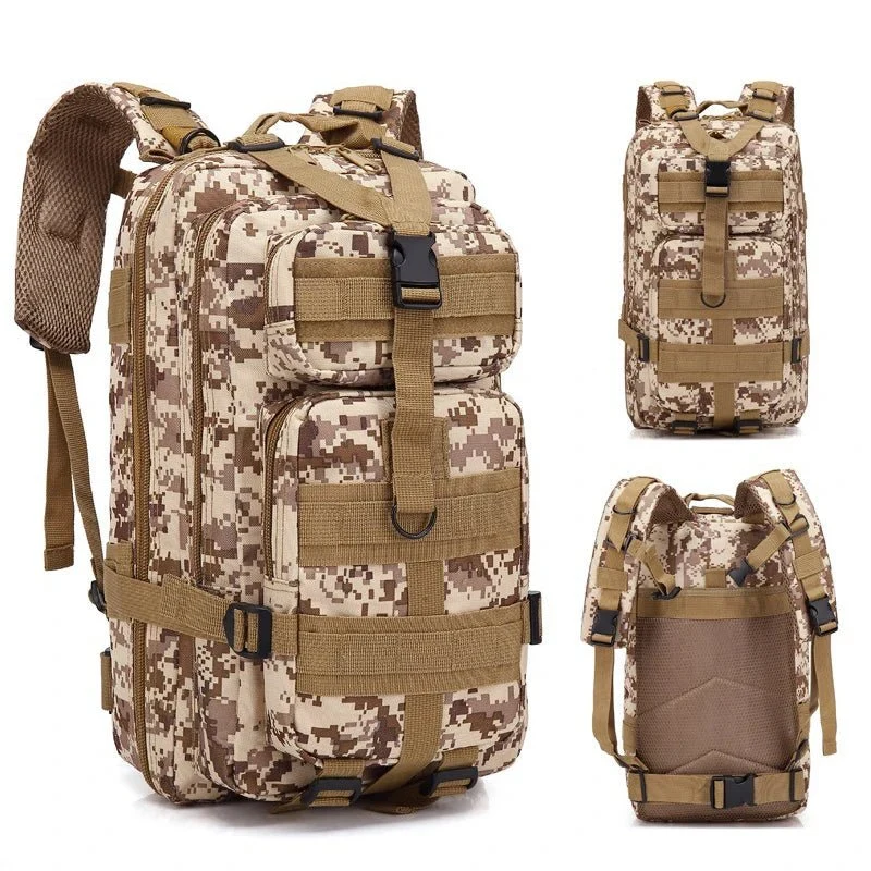Sac à dos tactique d'expédition 20L-25L en nylon 1000D pour le bushcraft et la survie "Greencity - 3P Tactical"