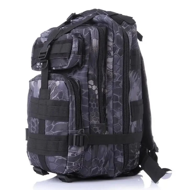 Sac à dos tactique d'expédition 20L-25L en nylon 1000D pour le bushcraft et la survie "Greencity - 3P Tactical"