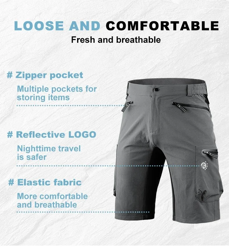 Short de sport multipoches et respirant pour le cyclisme & VTT "X-TIGER - DSK-00401"