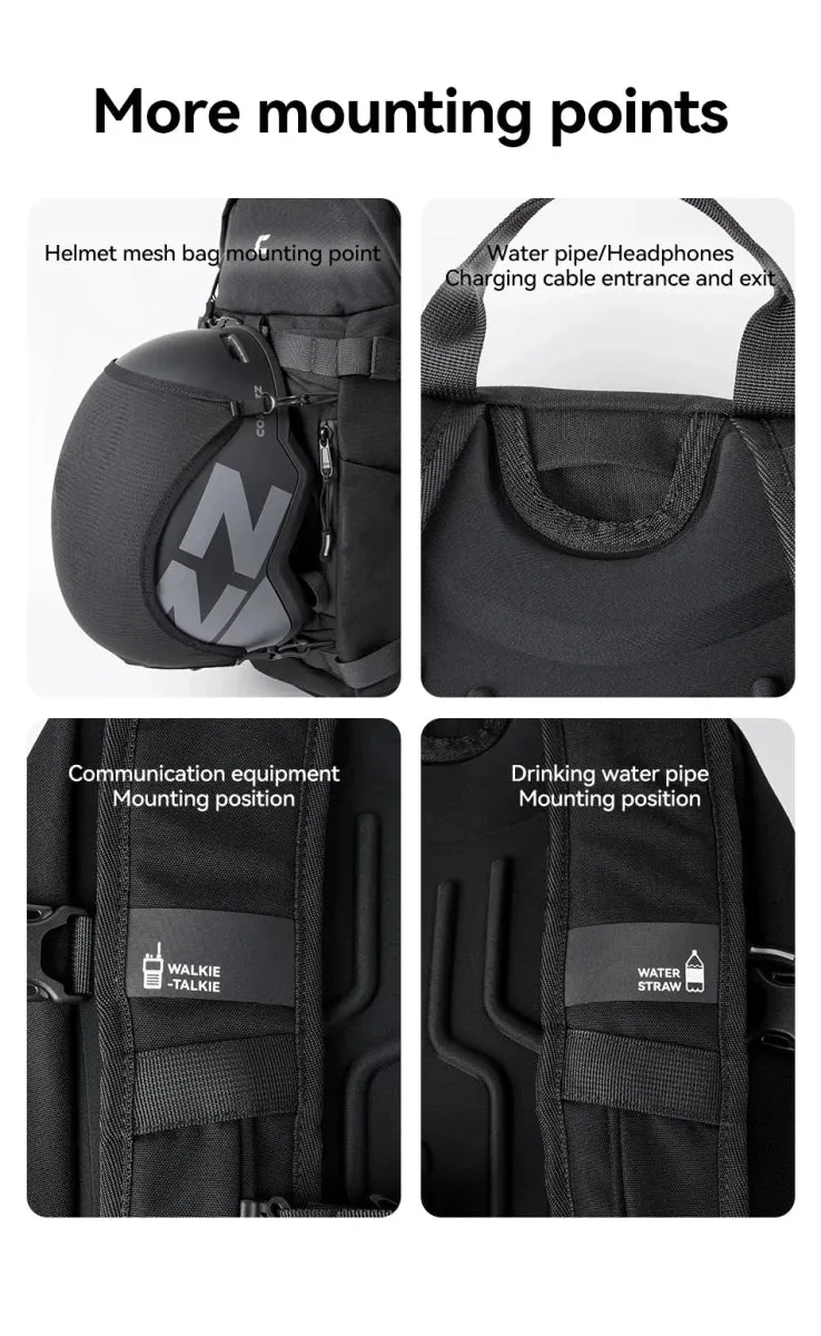 Sac à dos de ski multifonctionnel avec technologie Cordura & Snow Field Armor 15L "COPOZZ - HXB-250001"