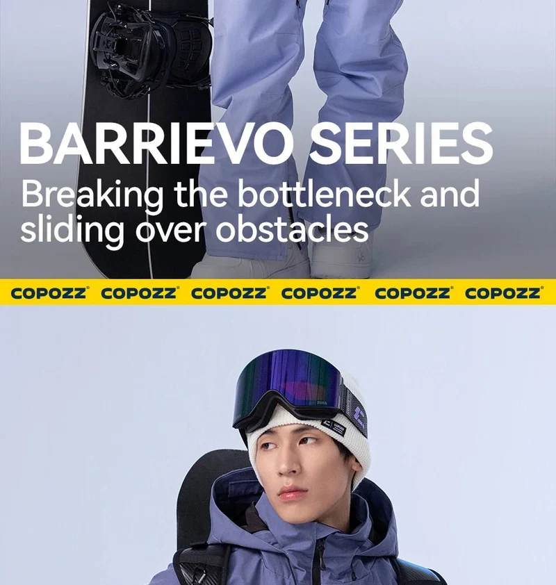 Parka d'hiver / veste de ski imperméables 3 couches avec technologie Teflon EcoElite "COPOZZ - HXF-24304"