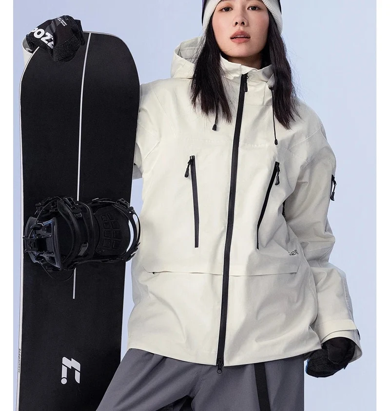 Parka d'hiver / veste de ski imperméables 3 couches avec technologie Teflon EcoElite "COPOZZ - HXF-24304"