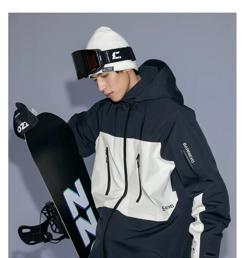 Parka d'hiver / veste de ski imperméables 3 couches avec technologie Teflon EcoElite "COPOZZ - HXF-24304"