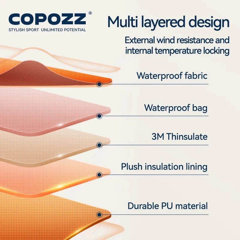 Moufles de ski / snowboard thermique avec 3M Thinsulate et technologie HIPORA "COPOZZ - HXST-23600"