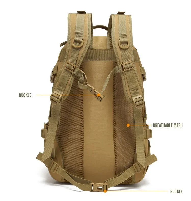 Sac à dos d'expédition tactique avec système Molle 40L "Greencity - JR-075"