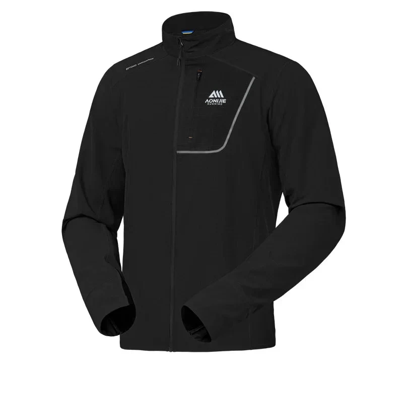 Sweat-shirt / t-shirt technique en micro-polaire à col montant "AONIJIE - FM5206"