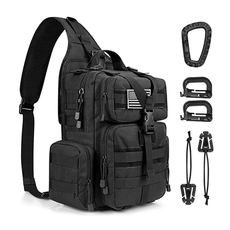 Sacoche bandoulière / poitrine tactique avec system Molle "Scione - XA291A"