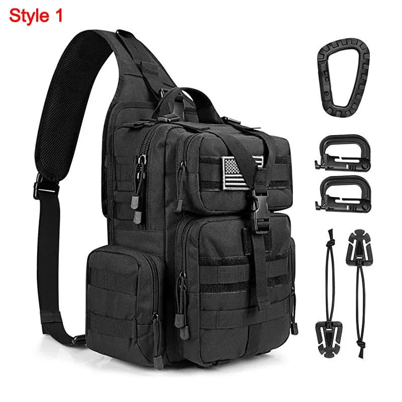 Sacoche bandoulière / poitrine tactique avec system Molle "Scione - XA291A"