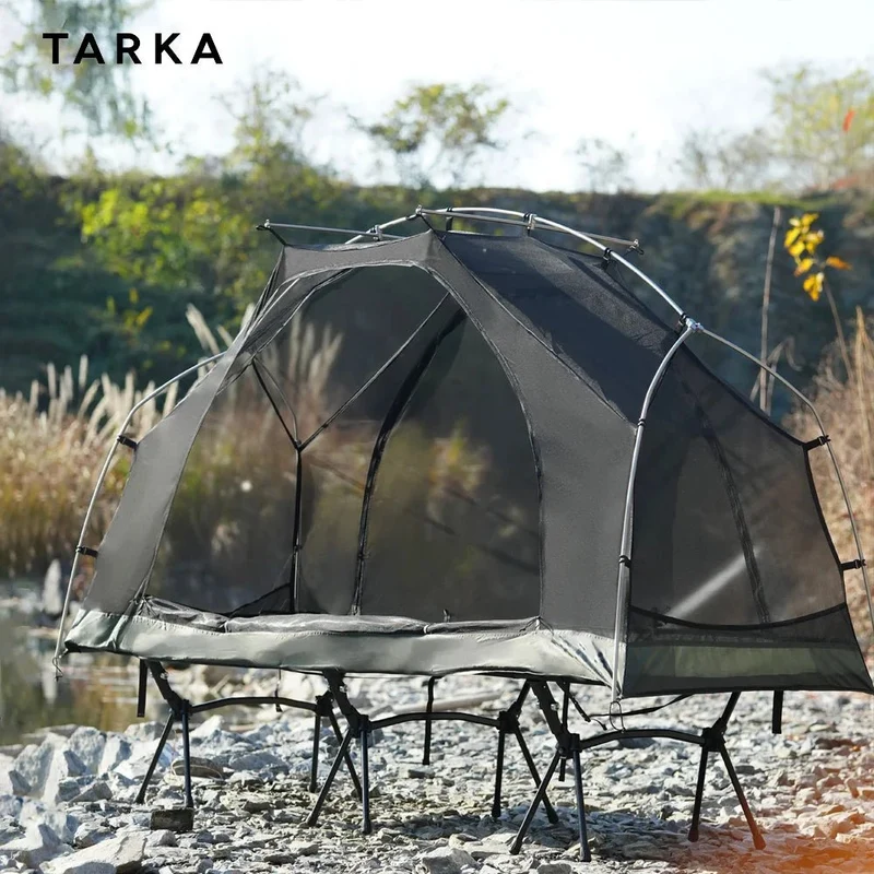 Tente de lit de camping double-parois pour 1 personne "TARKA Outdoor - Aries"