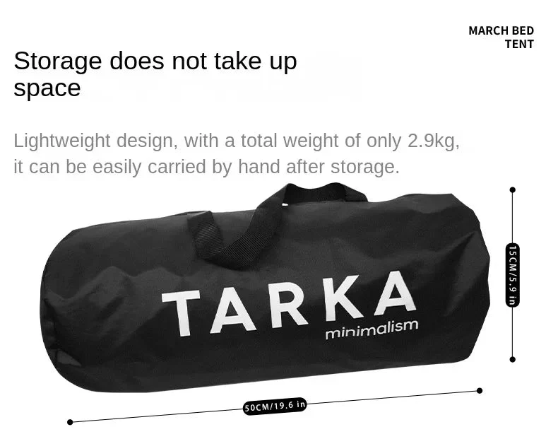 Tente de lit de camping double-parois pour 1 personne "TARKA Outdoor - Aries"