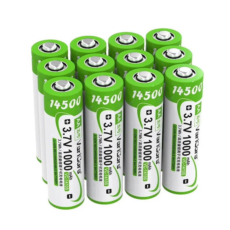 Batterie rechargeable 14500 AA 3,7 V 1000 mAh "VariCore VC-1410S"