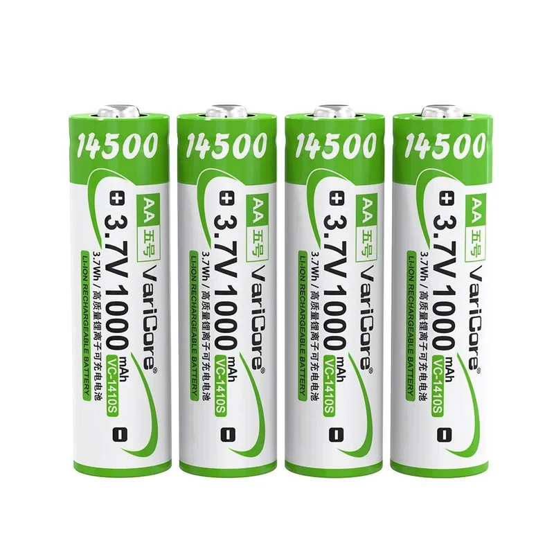 Batterie rechargeable 14500 AA 3,7 V 1000 mAh "VariCore VC-1410S"