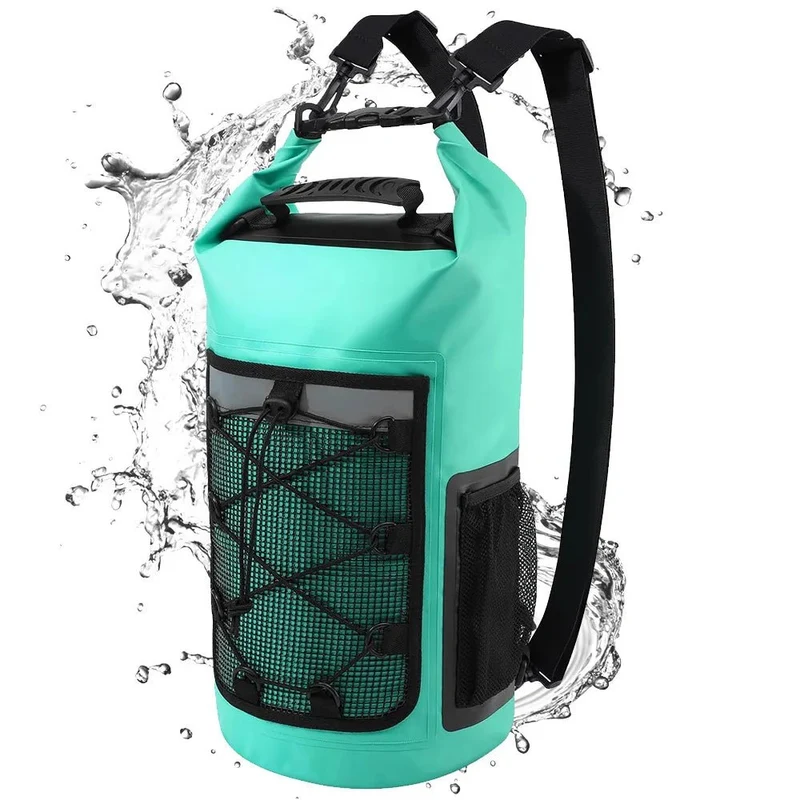 Sac à dos étanche / drybag en PVC 500D pour sports d'eau IP65 "Scione - Waterproof backpack"