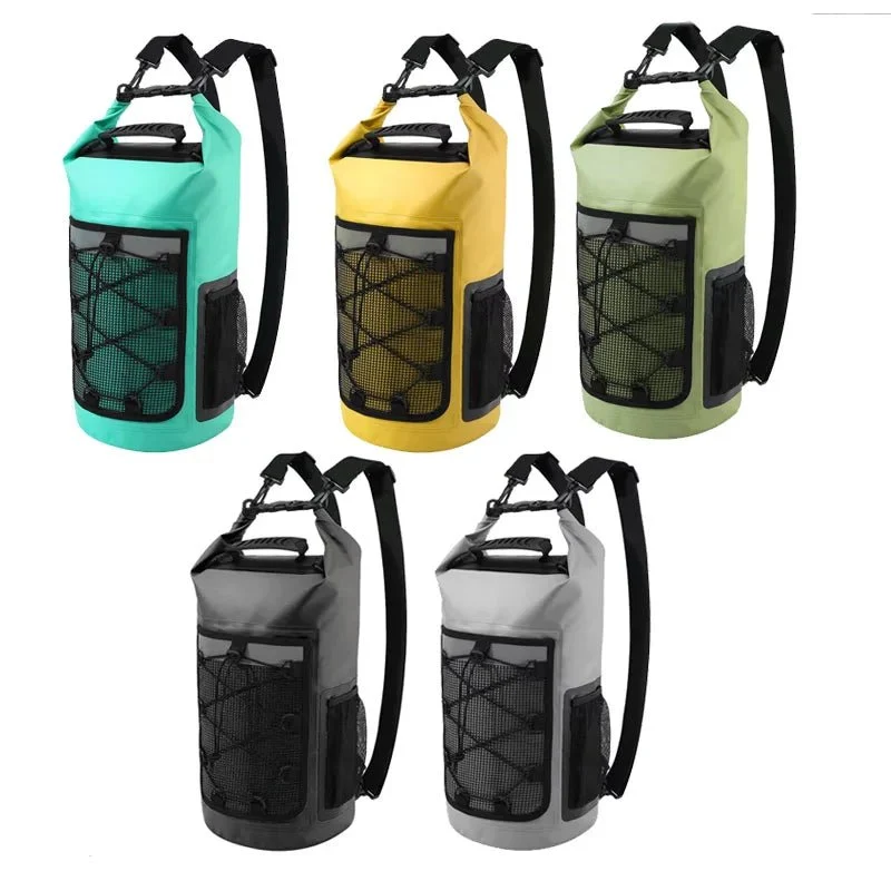 Sac à dos étanche / drybag en PVC 500D pour sports d'eau IP65 "Scione - Waterproof backpack"