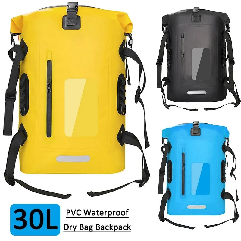 Sac étanche / drybag IP65 en PVC 500D pour les sports d'eau 30L "Hike Mount - Drift Bag"