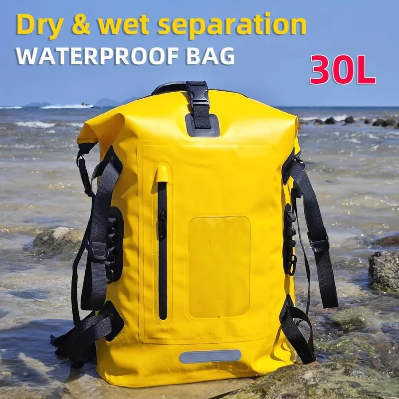 Sac étanche / drybag IP65 en PVC 500D pour les sports d'eau 30L "Hike Mount - Drift Bag"