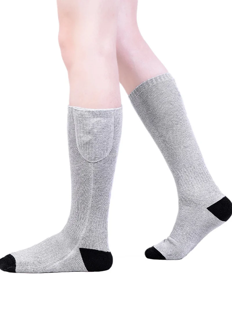 Chaussettes chauffantes rechargeables 6000 mAh pour les sports de plein air "LEOSOXS - Control Socks"