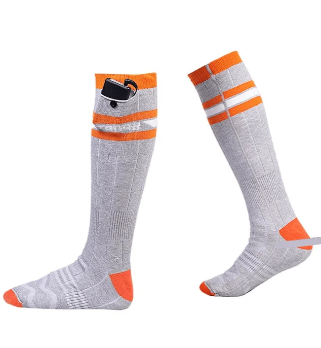 Chaussettes chauffantes rechargeables 6000 mAh pour les sports de plein air "LEOSOXS - Control Socks"