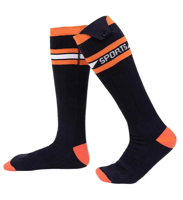 Chaussettes chauffantes rechargeables 6000 mAh pour les sports de plein air "LEOSOXS - Control Socks"