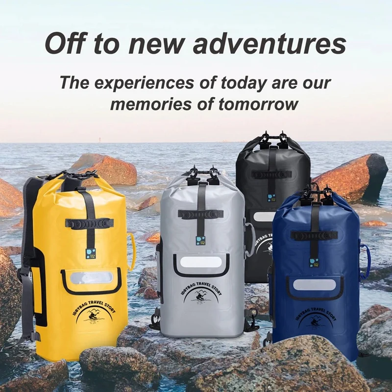 Sac à dos étanche IP-68 pour les sports d'eau, kayak, canyoning "Idrybag - Bag KC2005"