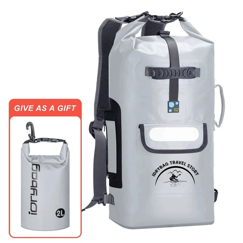 Sac à dos étanche IP-68 pour les sports d'eau, kayak, canyoning "Idrybag - Bag KC2005"