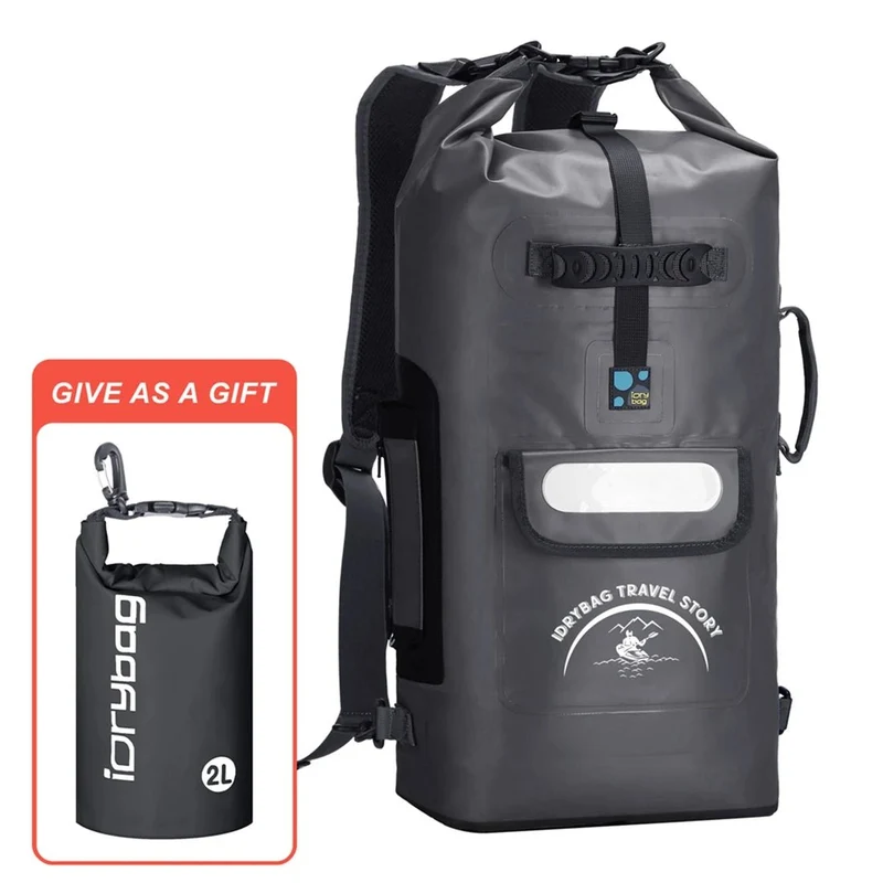 Sac à dos étanche IP-68 pour les sports d'eau, kayak, canyoning "Idrybag - Bag KC2005"