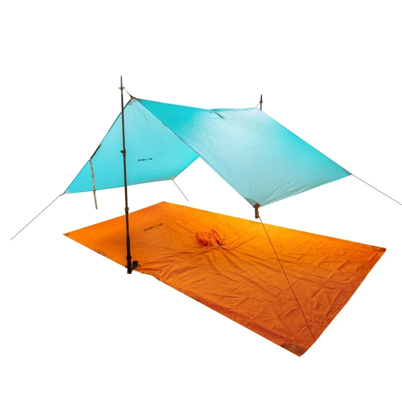Poncho / tarp imperméable à fermeture éclair ultra-léger "3F UL GEAR - Rain poncho"