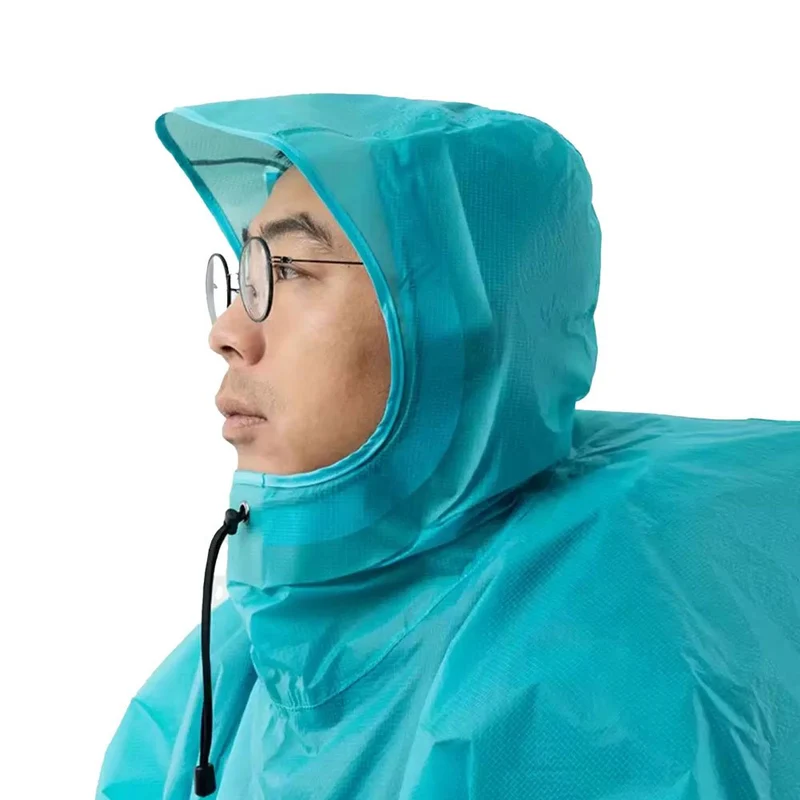 Poncho / tarp imperméable à fermeture éclair ultra-léger "3F UL GEAR - Rain poncho"