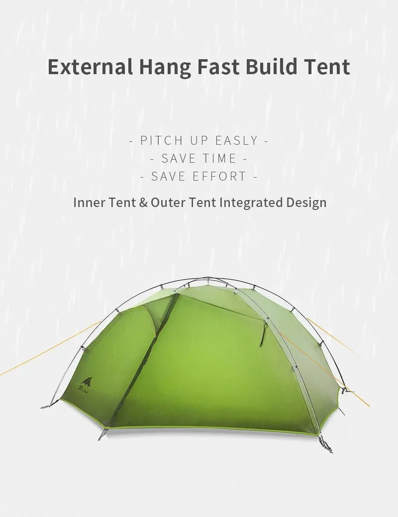 Tente de bivouac autoportante ultralégère pour 2 personnes 1,8kg "3F UL GEAR - TaiJi 2"