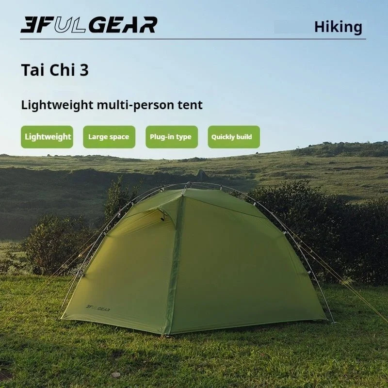 Tente de bivouac autoportante ultralégère pour 3 personnes 2,8kg "3F UL GEAR - TAIJI 3"