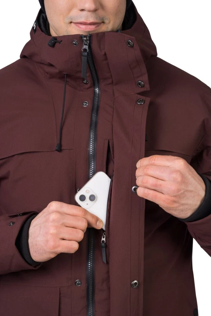 Veste imperméable / Parka avec Resstex membrane 5000mm Duratherm High Loft pour homme "Hannah − NORTHPOLE"