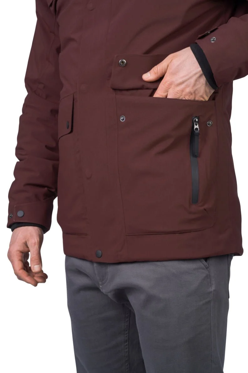 Veste imperméable / Parka avec Resstex membrane 5000mm Duratherm High Loft pour homme "Hannah − NORTHPOLE"